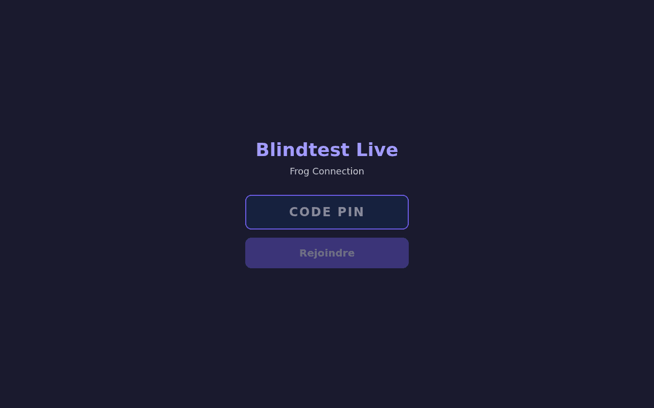 Capture d'écran de Blindtest Live